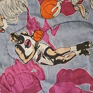 Vintage 1996 Space Jam Michael Jordon Bedspread